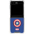 Marvel Captain America Shield Galaxy Z Flip6 Clear Case